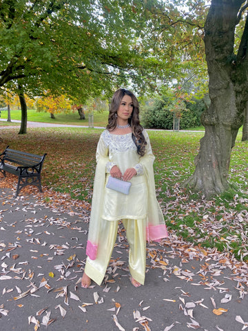 BUTTER YELLOW FARSHI